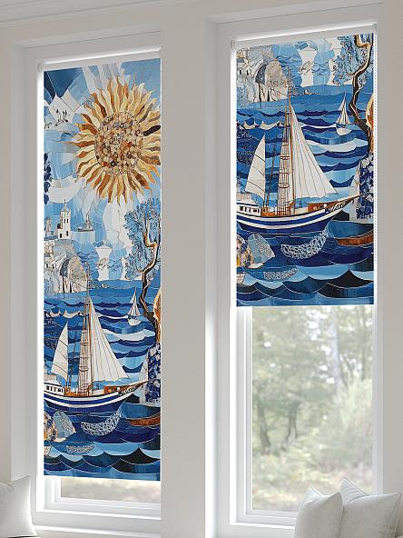 Рулонная штора для кухни для детской Анзара - 535 - ширина 47 см - фото 3