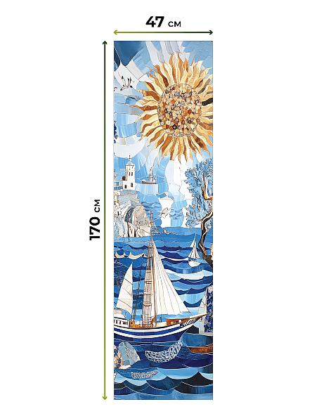 Рулонная штора для кухни для детской Анзара - 535 - ширина 47 см - фото 5