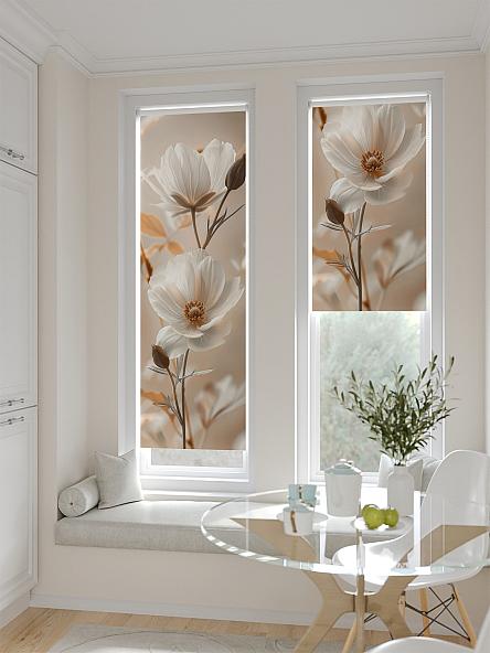 Рулонная штора для кухни для детской Анзара - 542 - ширина 47 см - фото 2