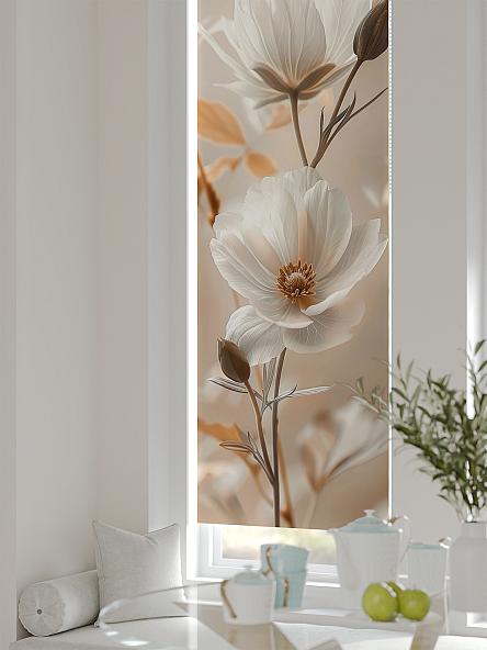 Рулонная штора для кухни для детской Анзара - 542 - ширина 47 см - фото 4