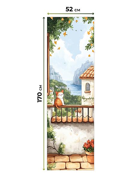 Рулонная штора для кухни для детской Ланетрикс - 471 - ширина 52 см - фото 5