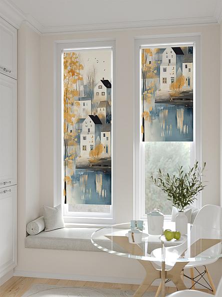 Рулонная штора для кухни для детской Ланетрикс - 481 - ширина 52 см - фото 2