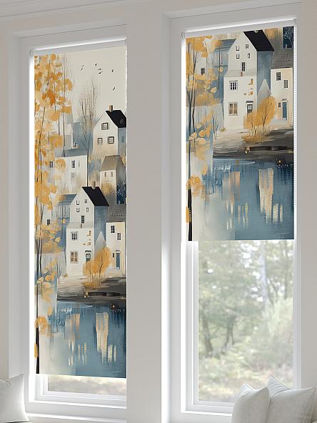 Рулонная штора для кухни для детской Ланетрикс - 481 - ширина 52 см - фото 3