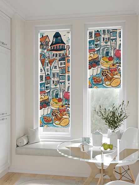 Рулонная штора для кухни для детской Ланетрикс - 483 - ширина 52 см - фото 2