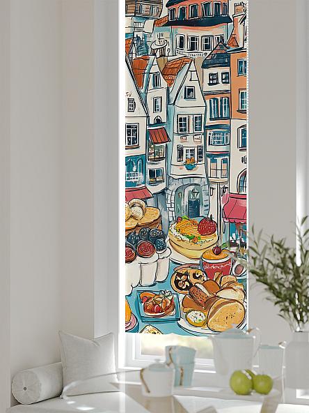 Рулонная штора для кухни для детской Ланетрикс - 483 - ширина 52 см - фото 4