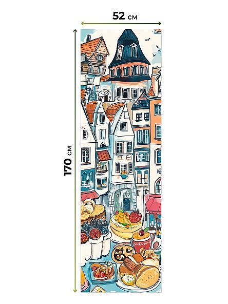 Рулонная штора для кухни для детской Ланетрикс - 483 - ширина 52 см - фото 5