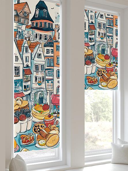 Рулонная штора для кухни для детской Ланетрикс - 483 - ширина 52 см - фото 6