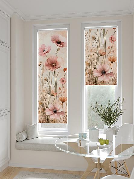 Рулонная штора для кухни для детской Ланетрикс - 543 - ширина 52 см - фото 2