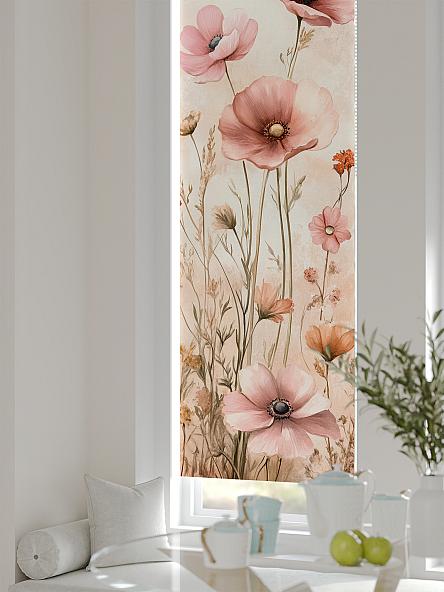 Рулонная штора для кухни для детской Ланетрикс - 543 - ширина 52 см - фото 4