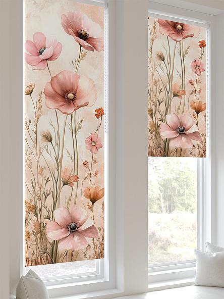 Рулонная штора для кухни для детской Ланетрикс - 543 - ширина 52 см - фото 6