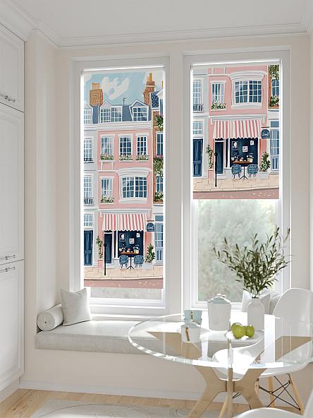 Рулонная штора для кухни для детской Лирстик - 514 - ширина 57 см - фото 2