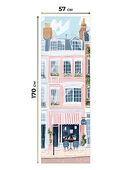 Рулонная штора для кухни для детской Лирстик - 514 - ширина 57 см - фото 5