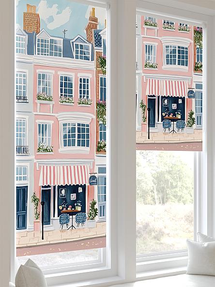 Рулонная штора для кухни для детской Лирстик - 514 - ширина 57 см - фото 6