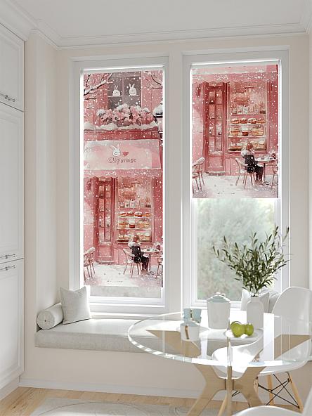 Рулонная штора для кухни для детской Лертонт - 478 - ширина 62 см - фото 2