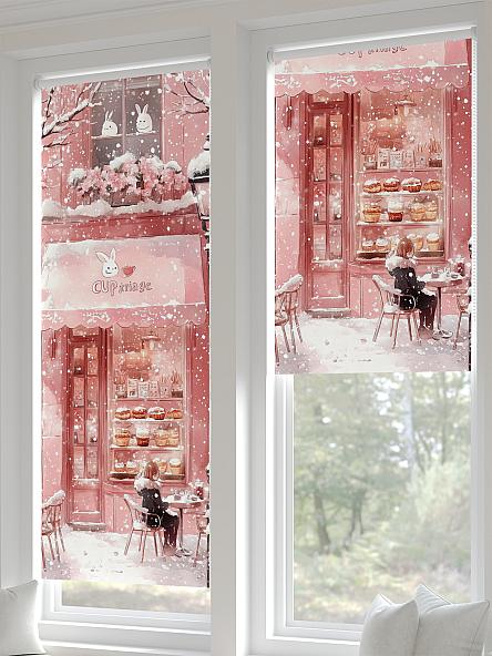 Рулонная штора для кухни для детской Лертонт - 478 - ширина 62 см - фото 3