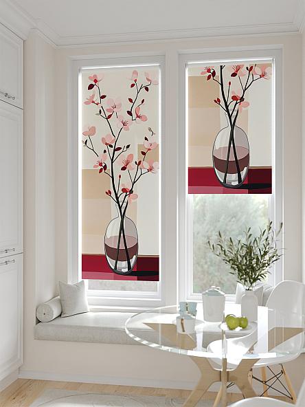 Рулонная штора для кухни для детской Лертонт - 541 - ширина 62 см - фото 2