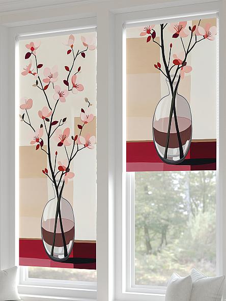 Рулонная штора для кухни для детской Лертонт - 541 - ширина 62 см - фото 3