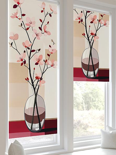 Рулонная штора для кухни для детской Лертонт - 541 - ширина 62 см - фото 6