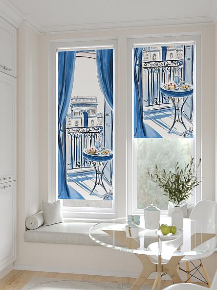 Рулонная штора для кухни для детской Рилварт - 486 - ширина 68 см - фото 2