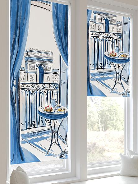 Рулонная штора для кухни для детской Рилварт - 486 - ширина 68 см - фото 6