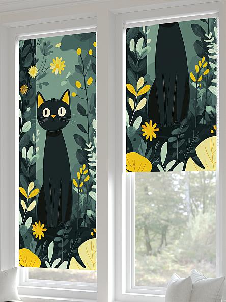 Рулонная штора для кухни для детской Рилварт - 530 - ширина 68 см - фото 3