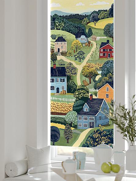 Рулонная штора для кухни для детской Рилварт - 536 - ширина 68 см - фото 4