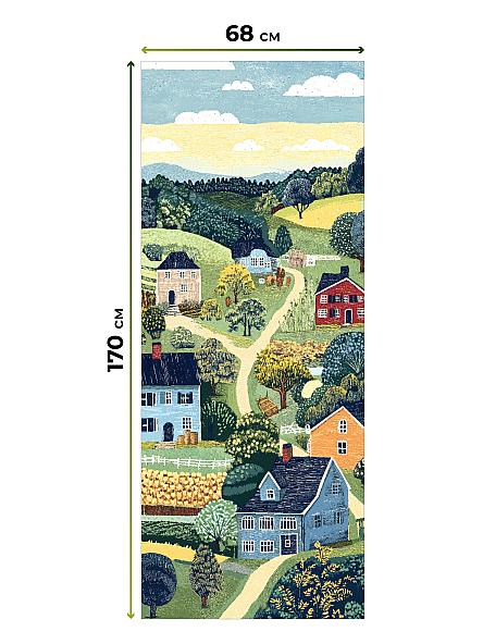 Рулонная штора для кухни для детской Рилварт - 536 - ширина 68 см - фото 5