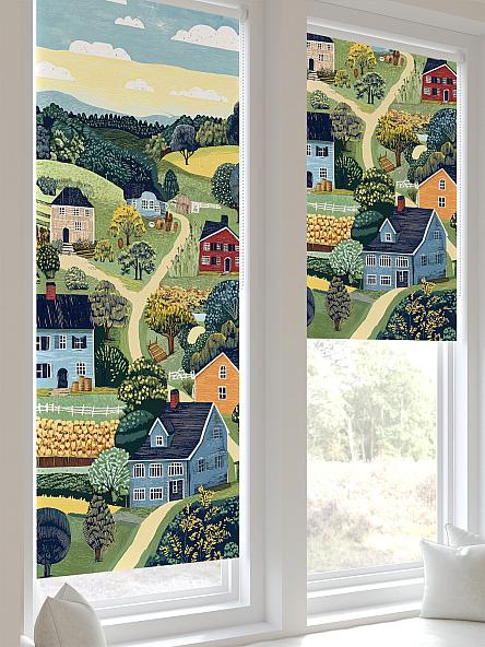 Рулонная штора для кухни для детской Рилварт - 536 - ширина 68 см - фото 6