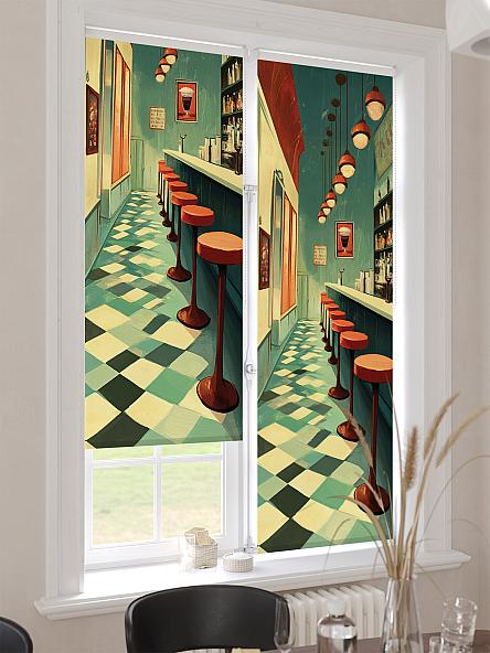 Рулонная штора Ранфрик - 454  - ширина 47 см - фото 4