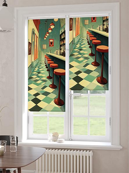 Рулонная штора Ранфрик - 454  - ширина 47 см - фото 6