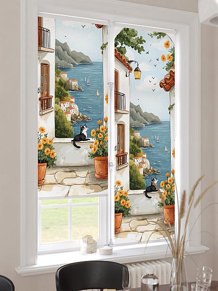 Рулонная штора Ранфрик - 476  - ширина 47 см - фото 4