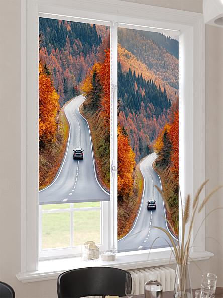 Рулонная штора Ранфрик - 491  - ширина 47 см - фото 4