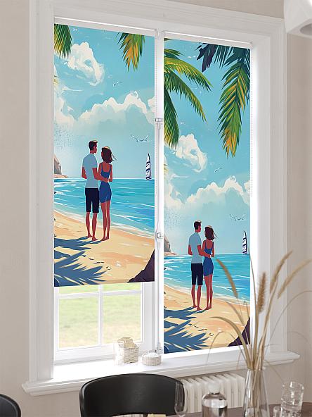 Рулонная штора Ранфрик - 497  - ширина 47 см - фото 4