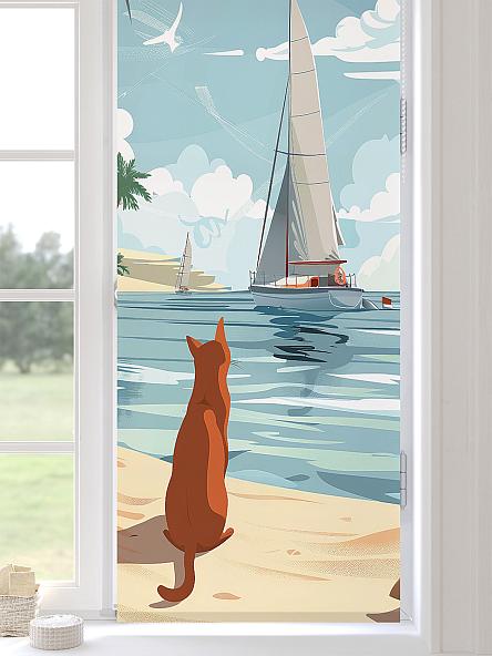 Рулонная штора Ранфрик - 499  - ширина 47 см - фото 3