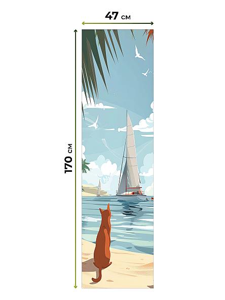 Рулонная штора Ранфрик - 499  - ширина 47 см - фото 5