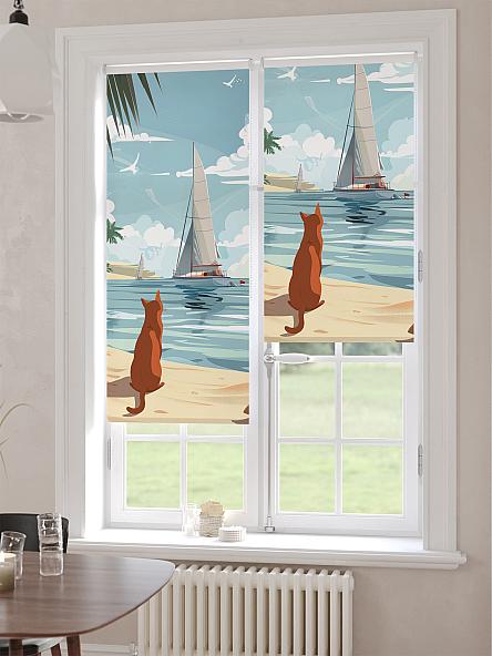 Рулонная штора Ранфрик - 499  - ширина 47 см - фото 6