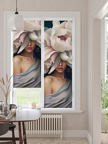 Рулонная штора Ранфрик - 505  - ширина 47 см - фото 2