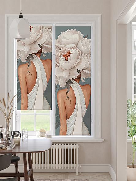 Рулонная штора Ранфрик - 513  - ширина 47 см - фото 2