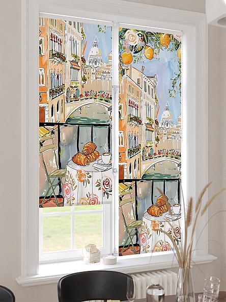 Рулонная штора для кухни для детской Лимкис - 473 - ширина 52 см - фото 4