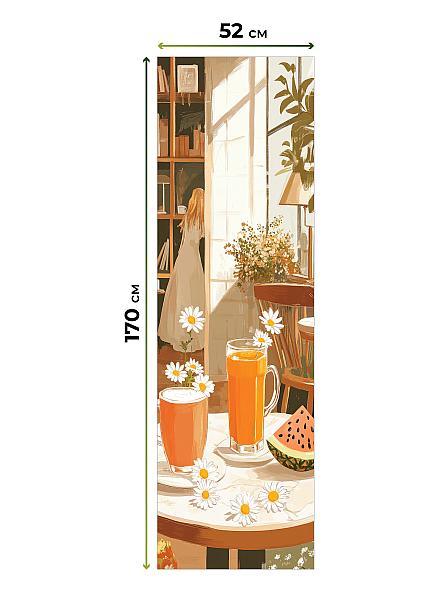 Рулонная штора для кухни для детской Лимкис - 474 - ширина 52 см - фото 5