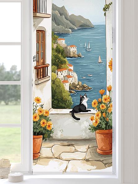 Рулонная штора для кухни для детской Лимкис - 476 - ширина 52 см - фото 3