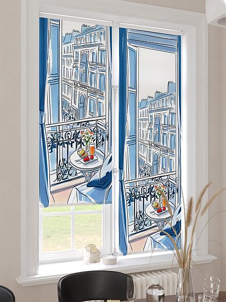 Рулонная штора для кухни для детской Лимкис - 477 - ширина 52 см - фото 4