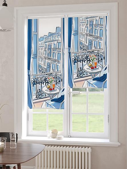 Рулонная штора для кухни для детской Лимкис - 477 - ширина 52 см - фото 6