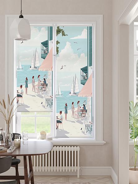 Рулонная штора для кухни для детской Лимкис - 478 - ширина 52 см - фото 2