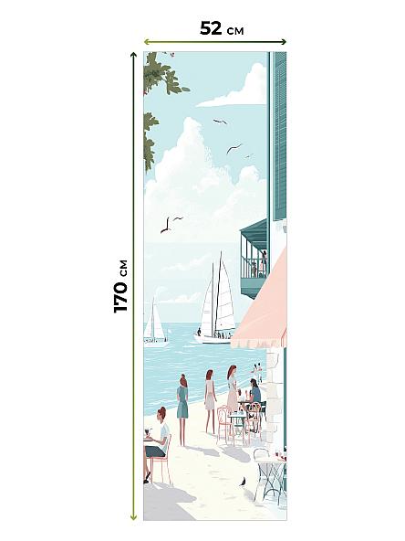 Рулонная штора для кухни для детской Лимкис - 478 - ширина 52 см - фото 5