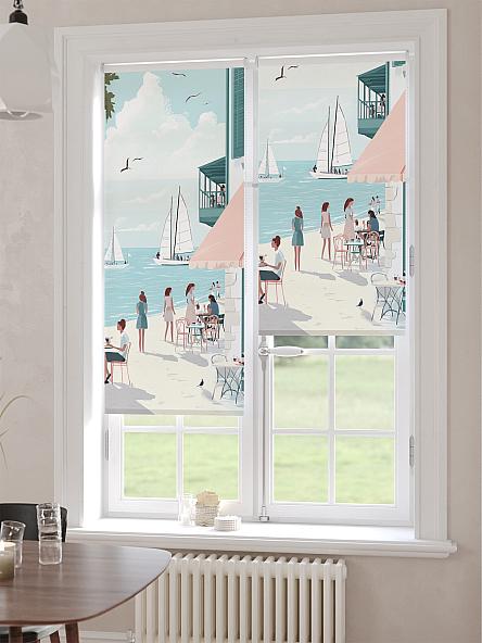 Рулонная штора для кухни для детской Лимкис - 478 - ширина 52 см - фото 6