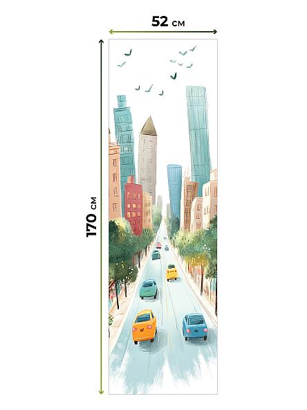 Рулонная штора для кухни для детской Лимкис - 480 - ширина 52 см - фото 5