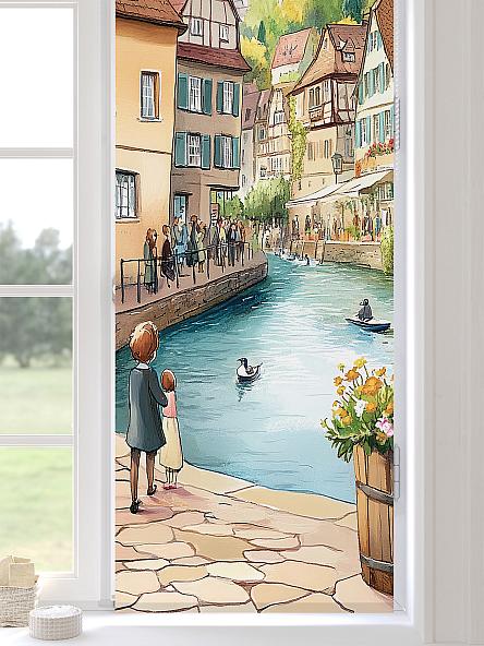 Рулонная штора для кухни для детской Лимкис - 481 - ширина 52 см - фото 3