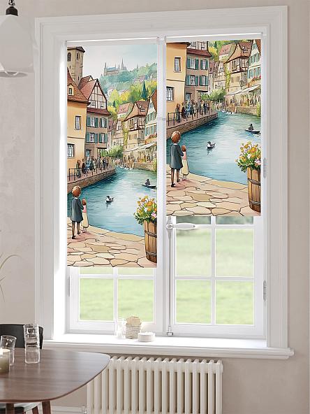 Рулонная штора для кухни для детской Лимкис - 481 - ширина 52 см - фото 6