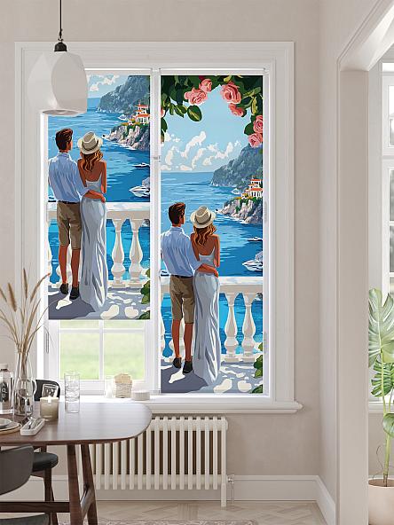 Рулонная штора для кухни для детской Лимкис - 483 - ширина 52 см - фото 2